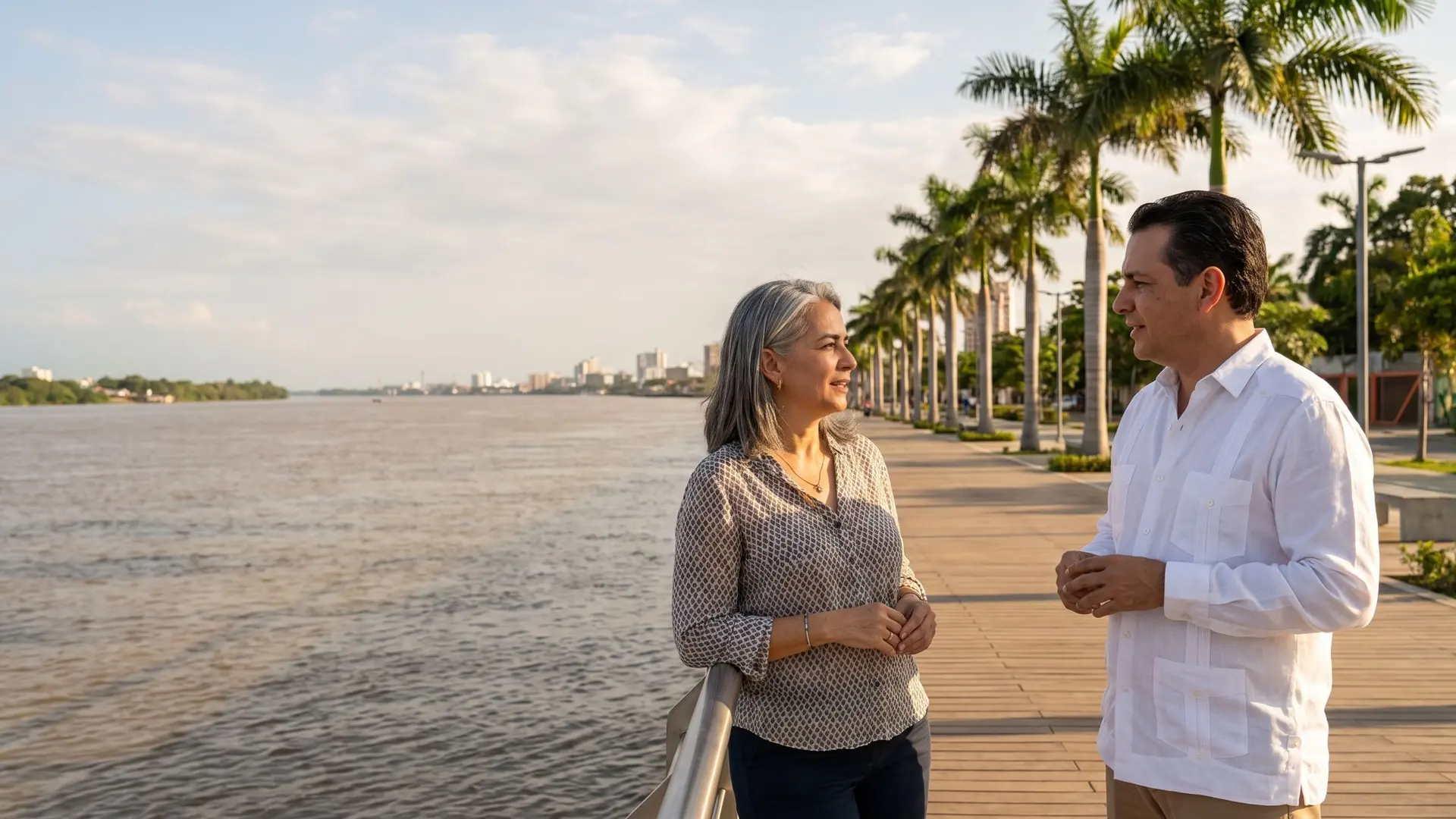 Profesionales conversando en Barranquilla