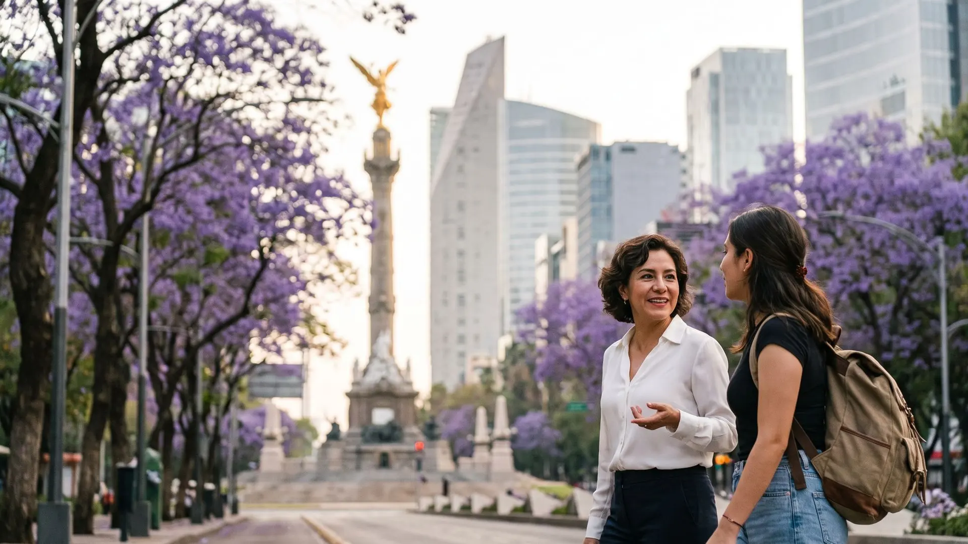 Profesionales conversando en Ciudad de México