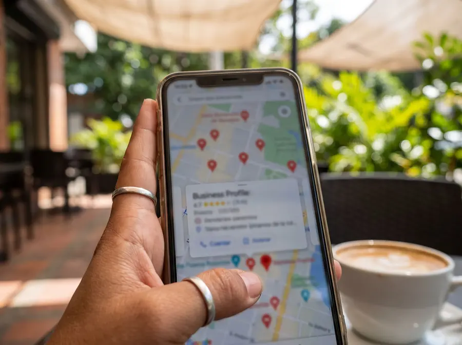 Búsqueda de médicos cercanos en el mapa del celular