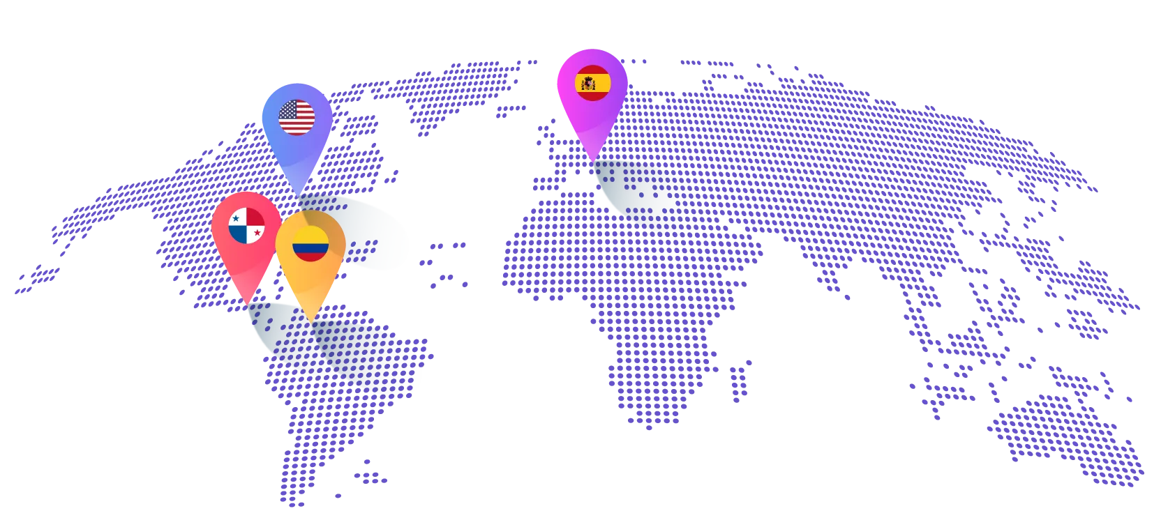 Mapa BTODigital en el mundo